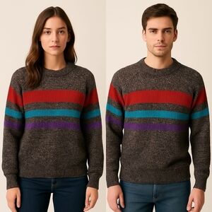 Arrow Criterion Sweater / 100% Wool/ Unosex Adult/ Size M